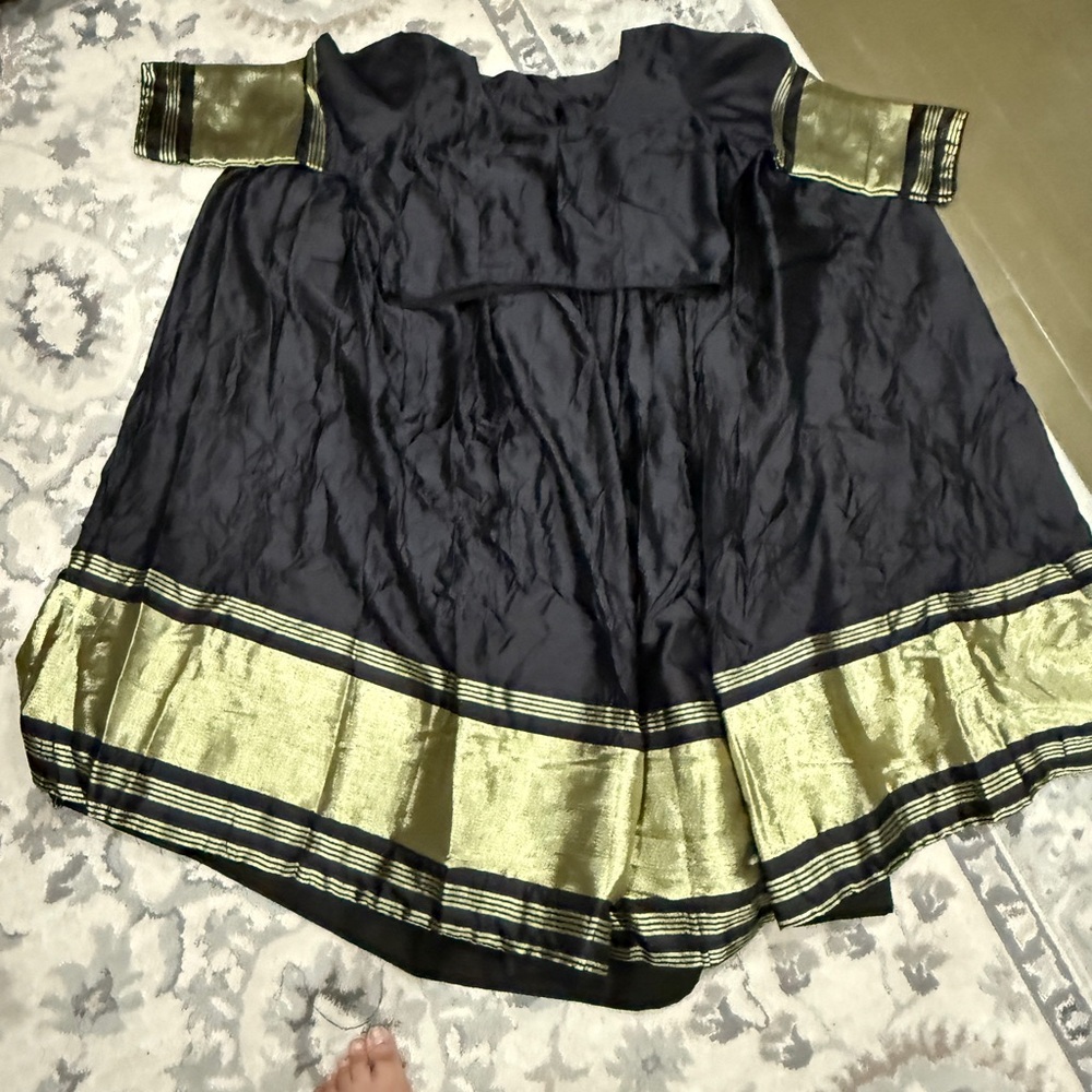 Black and Gold Traditional Dress
